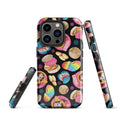 Colorful Pan Dulce iPhone® Tough Case featuring a fun pastry design for stylish phone protection. Perfect for every day!