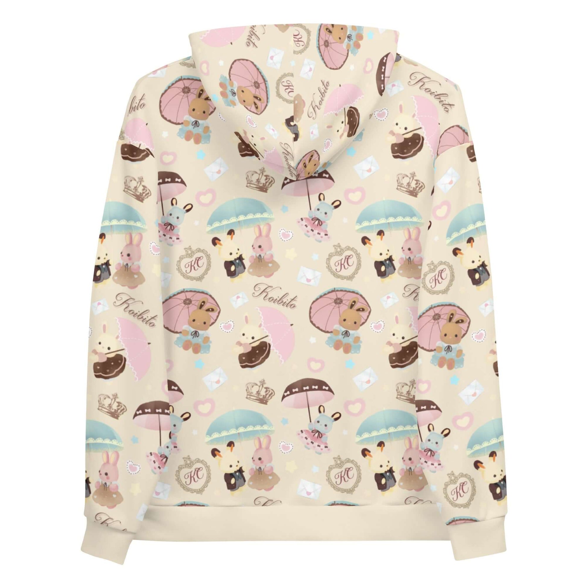 Cozy and cute, the Parasol Bunny Hoodie features adorable bunnies and vibrant prints for a stylish look.
