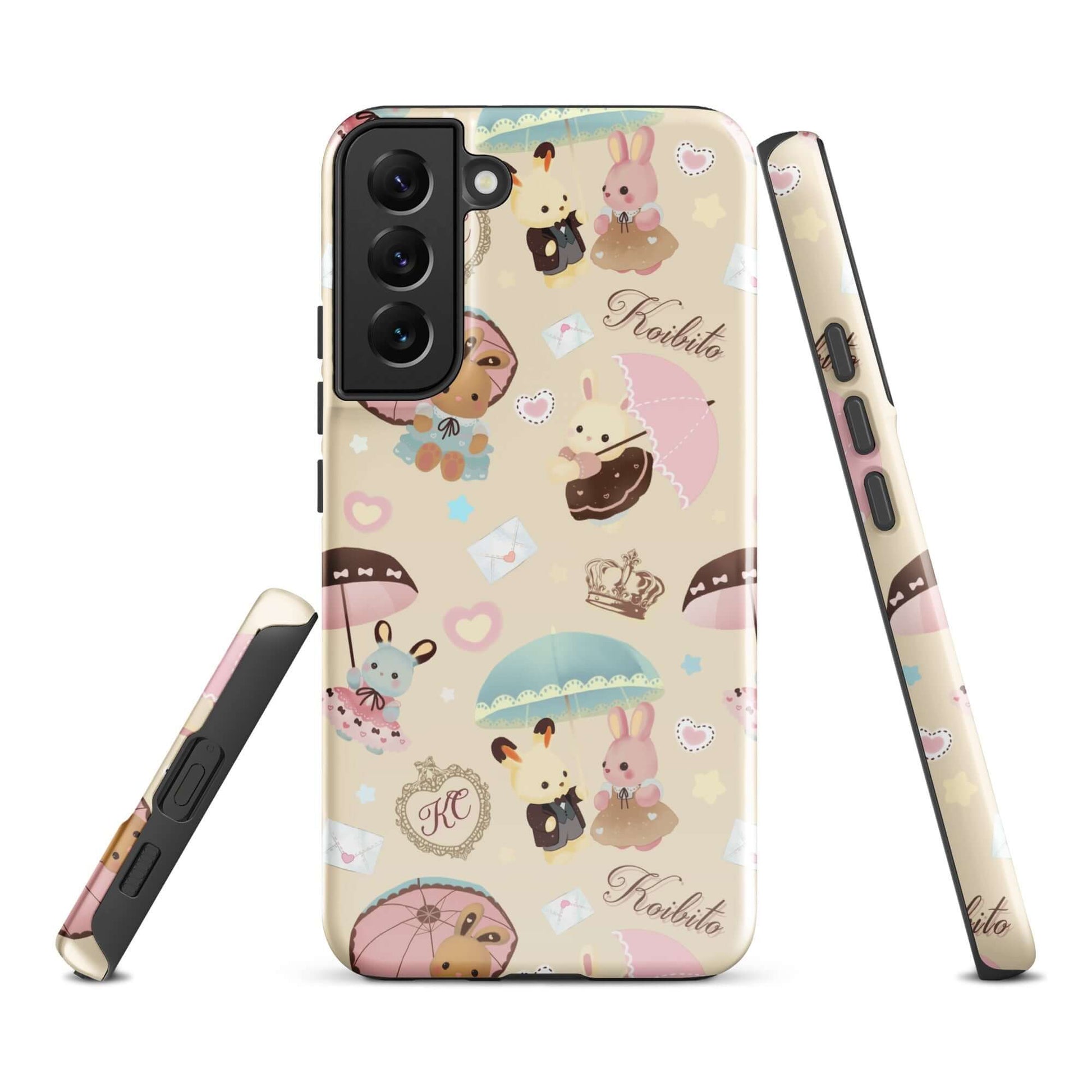 Stylish Parasol Bunny Samsung® Tough Case featuring adorable designs, ensuring durability and protection for your phone.