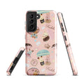 Stylish Parasol Bunny Samsung® Tough Case features vibrant bunny designs and dual-layer protection for your phone.
