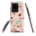 Stylish Parasol Bunny Samsung® Tough Case features a cute design and dual-layer protection for ultimate phone safety.