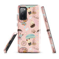 Stylish Parasol Bunny Samsung® Tough Case featuring cute bunnies and umbrellas, ensuring protection and flair.
