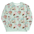 Cute Parasol Bunny Sweatshirt featuring adorable bunnies, perfect for adding charm to any outfit by Koibitito.