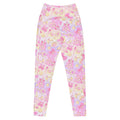 Stylish Premium Magical Girl Leggings with vibrant patterns, featuring a high-waisted cut and convenient side pockets.