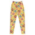 Premium Pan Dulce Leggings showcase a vibrant design of sweet treats, perfect for gym or everyday wear.