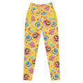 Elevate your style with Premium Pan Dulce Leggings, showcasing vibrant designs inspired by delicious baked goods.