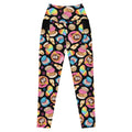 Stylish Premium Pan Dulce Leggings feature a sweet baked goods pattern, perfect for the gym or casual outings.