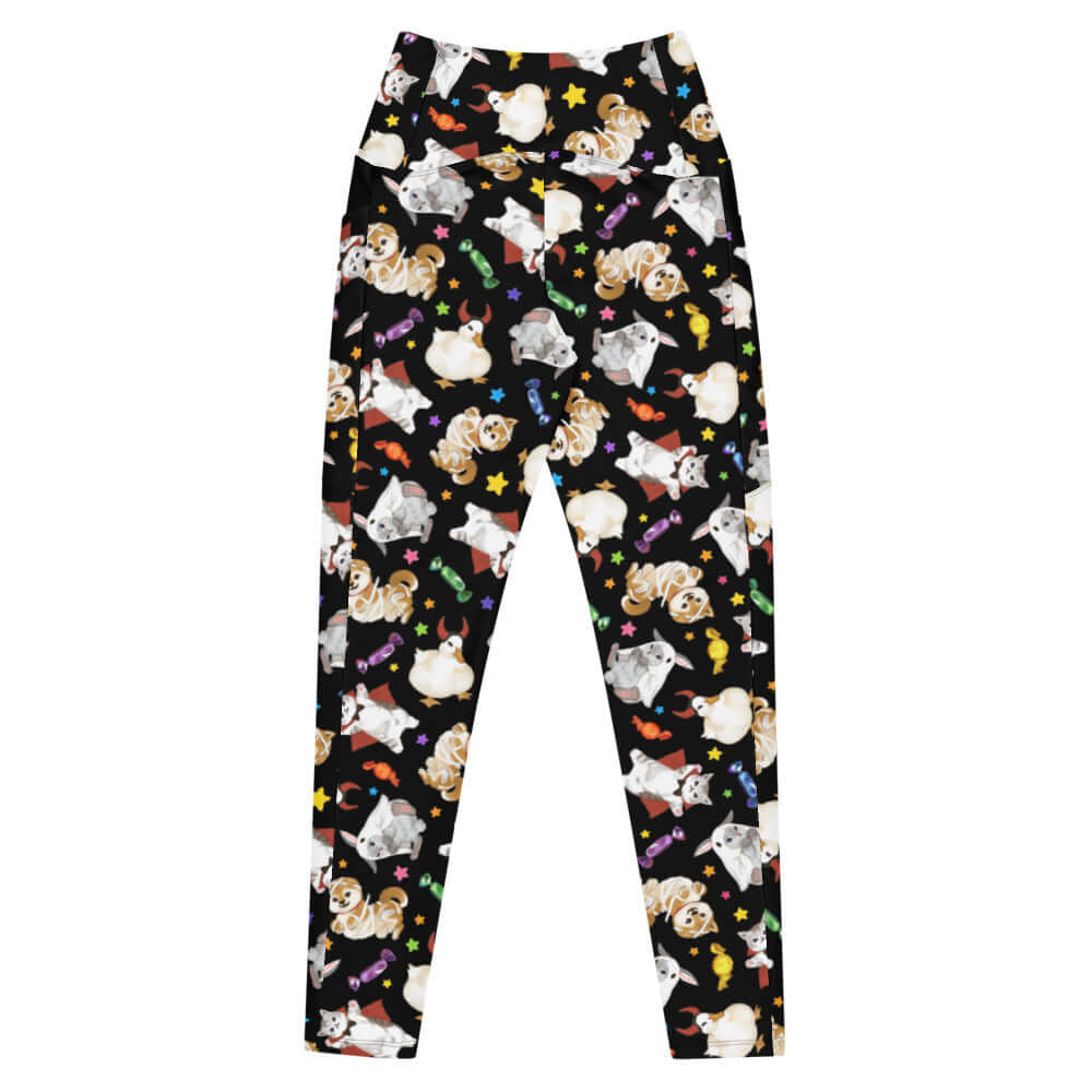 Premium Trick or Treaters Leggings with adorable designs, perfect for Halloween festivities and cozy comfort.
