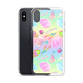 Colorful Rainbow Candy iPhone® Clear Case features a sleek design, protecting against scratches and dirt for stylish protection.