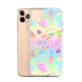 Colorful Rainbow Candy iPhone® Clear Case featuring fun designs, protecting against scratches and dust. Perfect for any style!