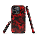 Stylish and durable Butterfly iPhone® Tough Case with red butterfly design for ultimate phone protection.