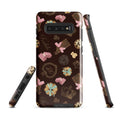 Stylish Royal Cookie Samsung® Tough Case features a chocolate-themed design, offering durable protection for your phone.