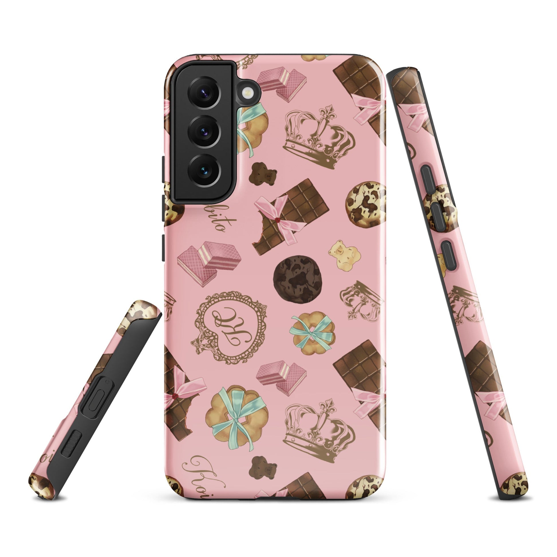 Stylish Royal Cookie Samsung® Tough Case featuring delightful designs, ensuring durability and phone protection.
