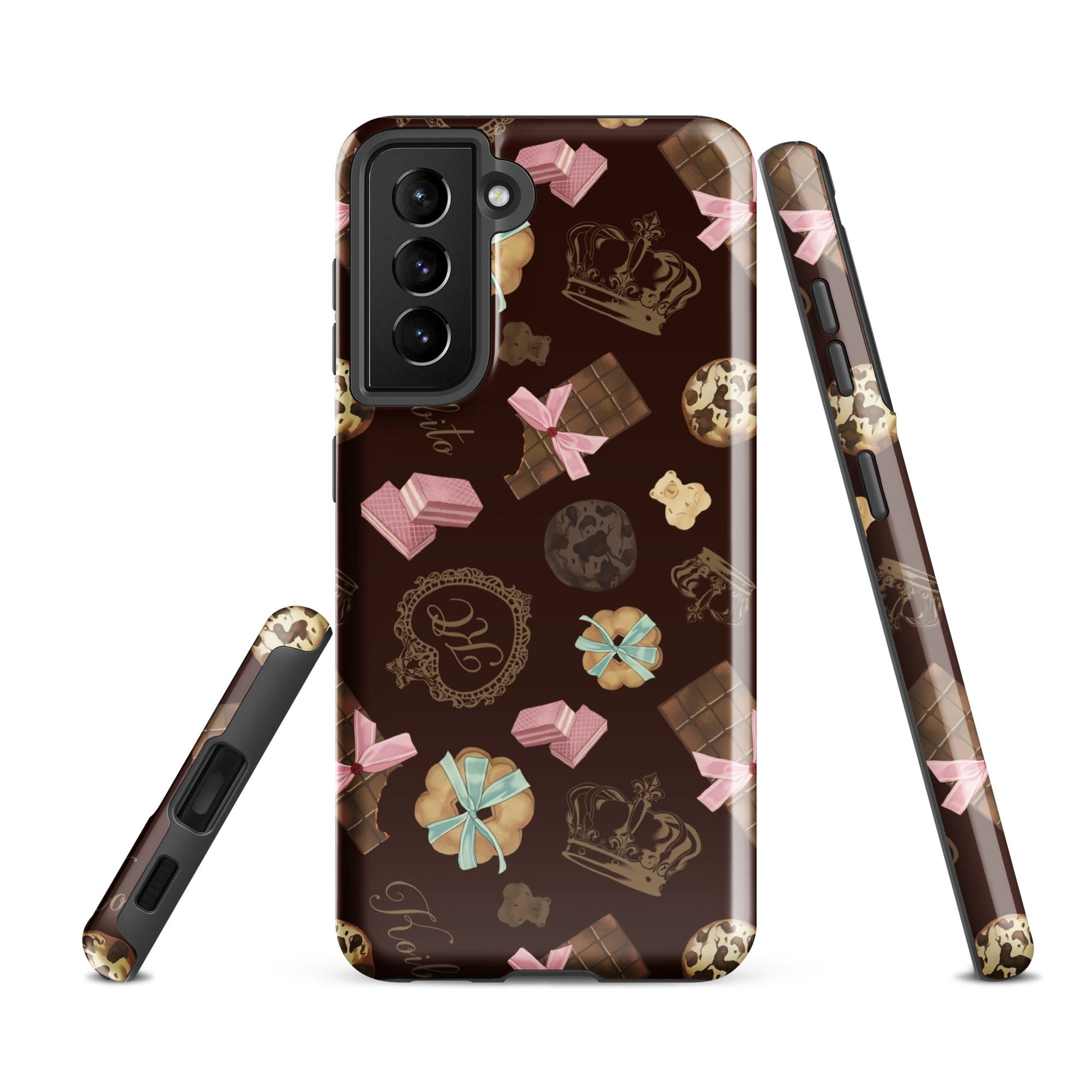 Royal Cookie Samsung® Tough Case features a stylish design, offering impact resistance and durability for your phone.