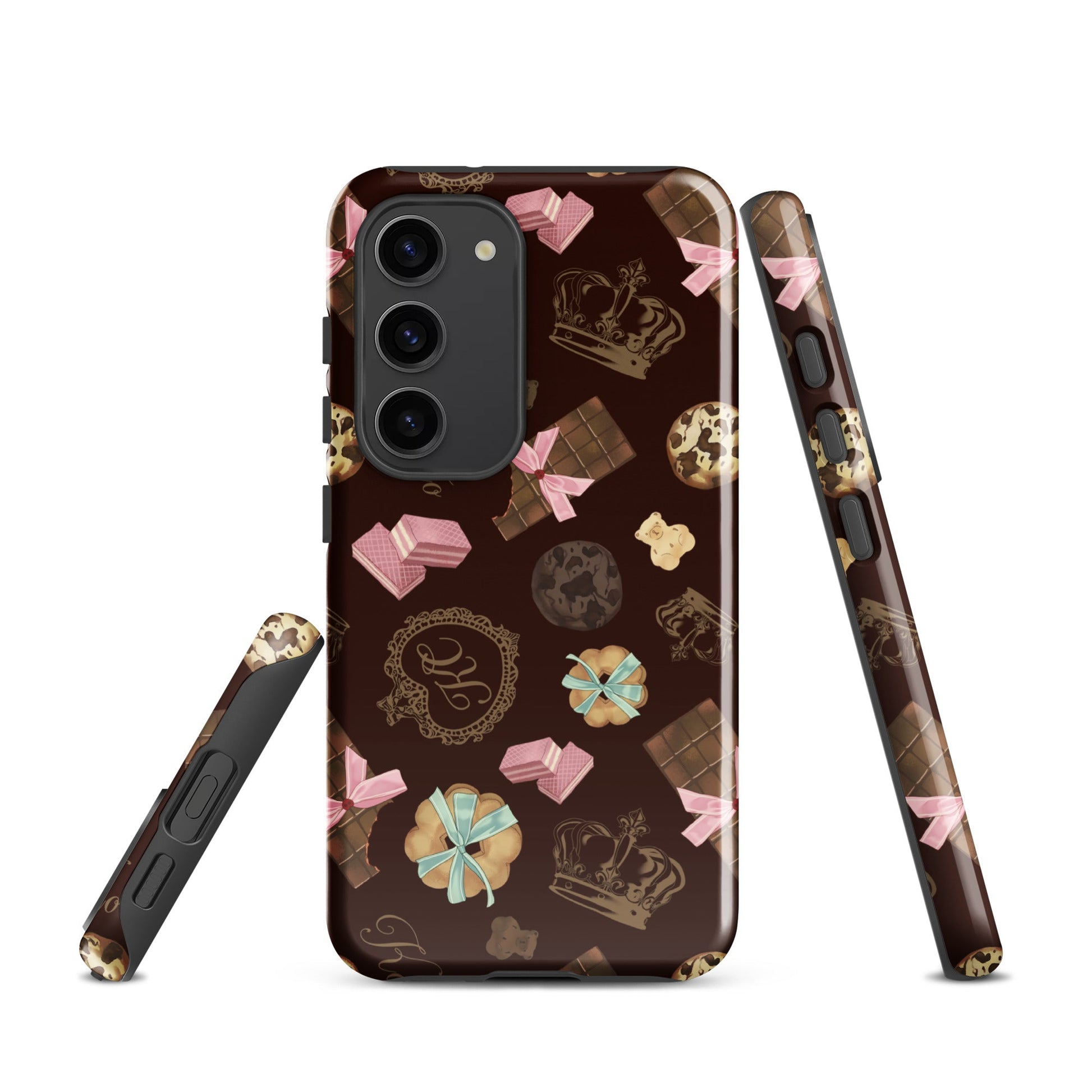 Stylish Royal Cookie Samsung® Tough Case features a unique design, ensuring protection and elegance for your phone.