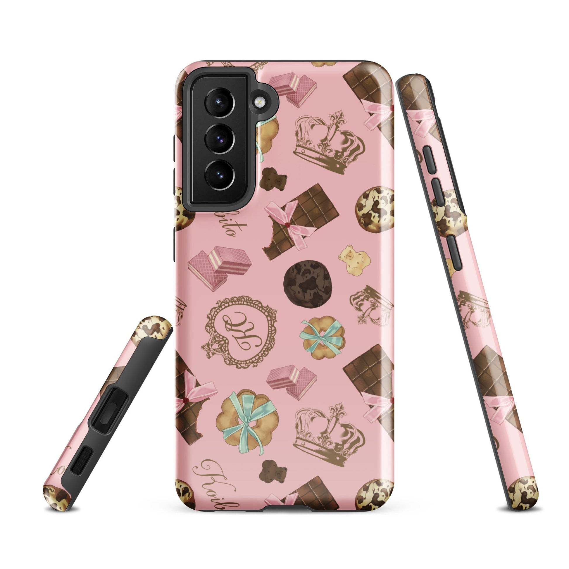 Royal Cookie Samsung® Tough Case features a chic design that combines style and durability for ultimate phone protection.