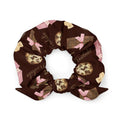 Trendy Royal Cookie Scrunchie featuring chocolate and cookie designs, perfect for adding flair to any outfit.