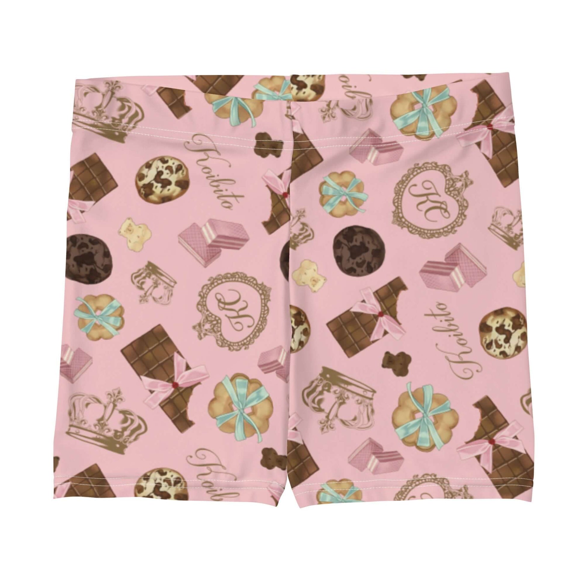 Stylish Royal Cookie Shorts featuring a fun dessert pattern, perfect for comfort and mobility. Ideal for summer outfits!