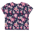Delight in the floral design of the Sakura Crop Top, perfect for sunny outings and springtime cheer!
