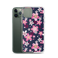 Sakura iPhone® Clear Case features a floral design, providing stylish protection from dust and scratches.