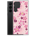 Protect your phone with the stylish Sakura Samsung® Clear Case, featuring vibrant pink cherry blossoms and classic motifs.