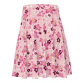 Floral Sakura Skater Skirt in soft pink, perfect for spring outings and a flattering fit for any body type.