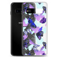 Colorful Butterfly Samsung® Clear Case showcases vibrant butterfly prints, perfect for protecting your phone stylishly.