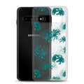 Protect your phone in style with the Higanbana Samsung® Clear Case, featuring a sleek floral design.