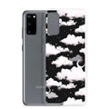 Stylish Cloudy Sky Samsung® Clear Case features dreamy clouds and stars, perfect for protecting your phone in style.