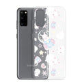 Stylish Snow Bunny Samsung® Clear Case featuring cute bunnies, perfect for a feminine pastel look. Ideal protection!