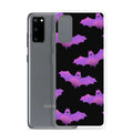 Protect your phone in style with the Aensland Samsung® Clear Case featuring playful bats on a sleek design.