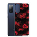 Stylish Higanbana Samsung® Clear Case with vibrant design, protecting your phone while adding a mysterious flair.