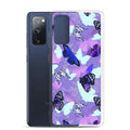 Colorful Butterfly Samsung® Clear Case showcases vibrant butterflies, perfect for protecting and accessorizing your phone.