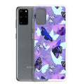 Butterfly Samsung® Clear Case showcases vibrant butterfly designs, perfect for adding color to your phone protection.