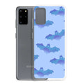 Stylish Lilith Samsung® Clear Case featuring playful bats, protecting your phone from scratches and dirt.