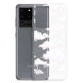 Stylish Cloudy Sky Samsung® Clear Case showcases dreamy cloud design, perfect for protecting your phone in style.