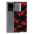 Higanbana Samsung® Clear Case showcases a stunning floral design, protecting your phone in style and elegance.