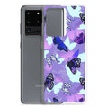 Butterfly Samsung® Clear Case showcases a vibrant butterfly design, perfect for adding color to your phone.