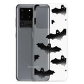 Aensland Samsung® Clear Case featuring playful bat design, offering stylish protection for your Galaxy S20 Ultra.