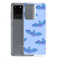 Sleek Lilith Samsung® Clear Case featuring adorable bats, protecting your phone from dirt and scratches.