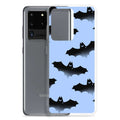 Stylish Lilith Samsung® Clear Case featuring playful bats, protecting your phone from scratches and dust.