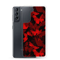Vibrant Butterfly Samsung® Clear Case showcasing a colorful butterfly design to protect and accessorize your phone.