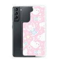 Protect your phone in style with the Snow Kitten Samsung® Clear Case featuring adorable pastel kittens.