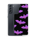 Protect your phone stylishly with the Aensland Samsung® Clear Case featuring adorable bats on a sleek design.