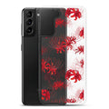 Protect your phone in style with the Higanbana Samsung® Clear Case, featuring a striking floral design.