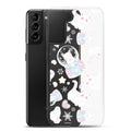 Stylish Snow Kitten Samsung® Clear Case with adorable kittens, perfect for adding a cute touch to your phone.