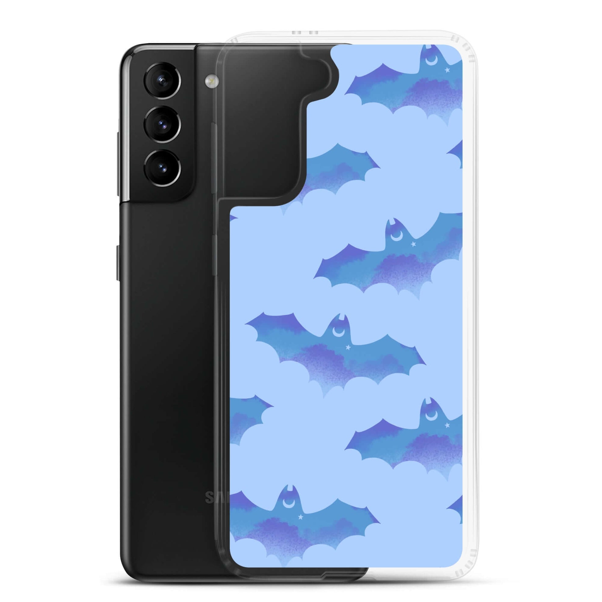 Protect your Galaxy S21 with the stylish Lilith Samsung® Clear Case featuring adorable bat designs.