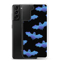 Sleek Lilith Samsung® Clear Case featuring playful bats, perfect for protecting your phone in style.