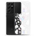Protect your phone in style with the Snow Kitten Samsung® Clear Case featuring adorable kitten designs.