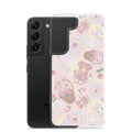 Sweet Teddy Samsung® Clear Case showcases vibrant colors and cute designs, perfect for feminine style and phone protection.